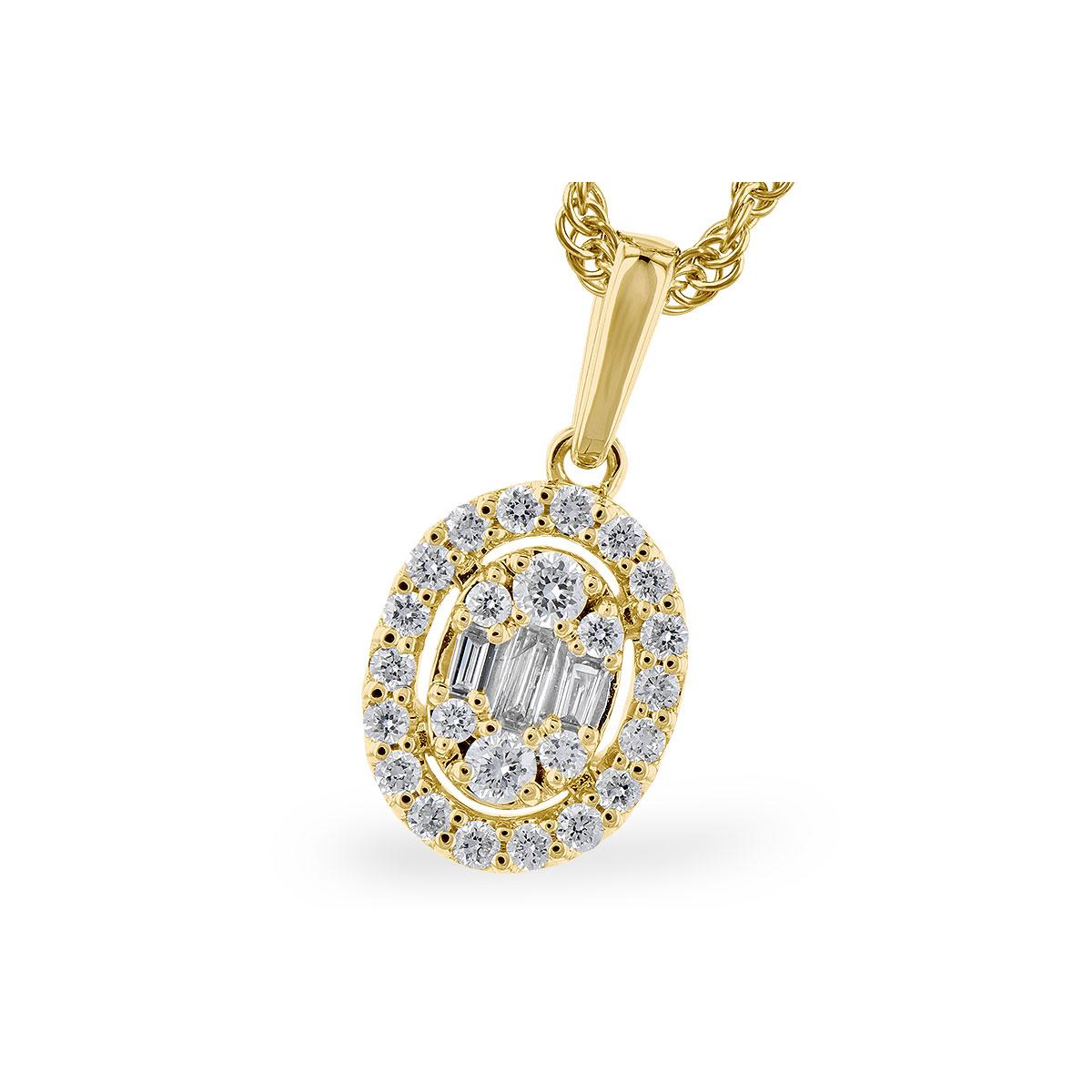 14KT Gold Diamond Necklace