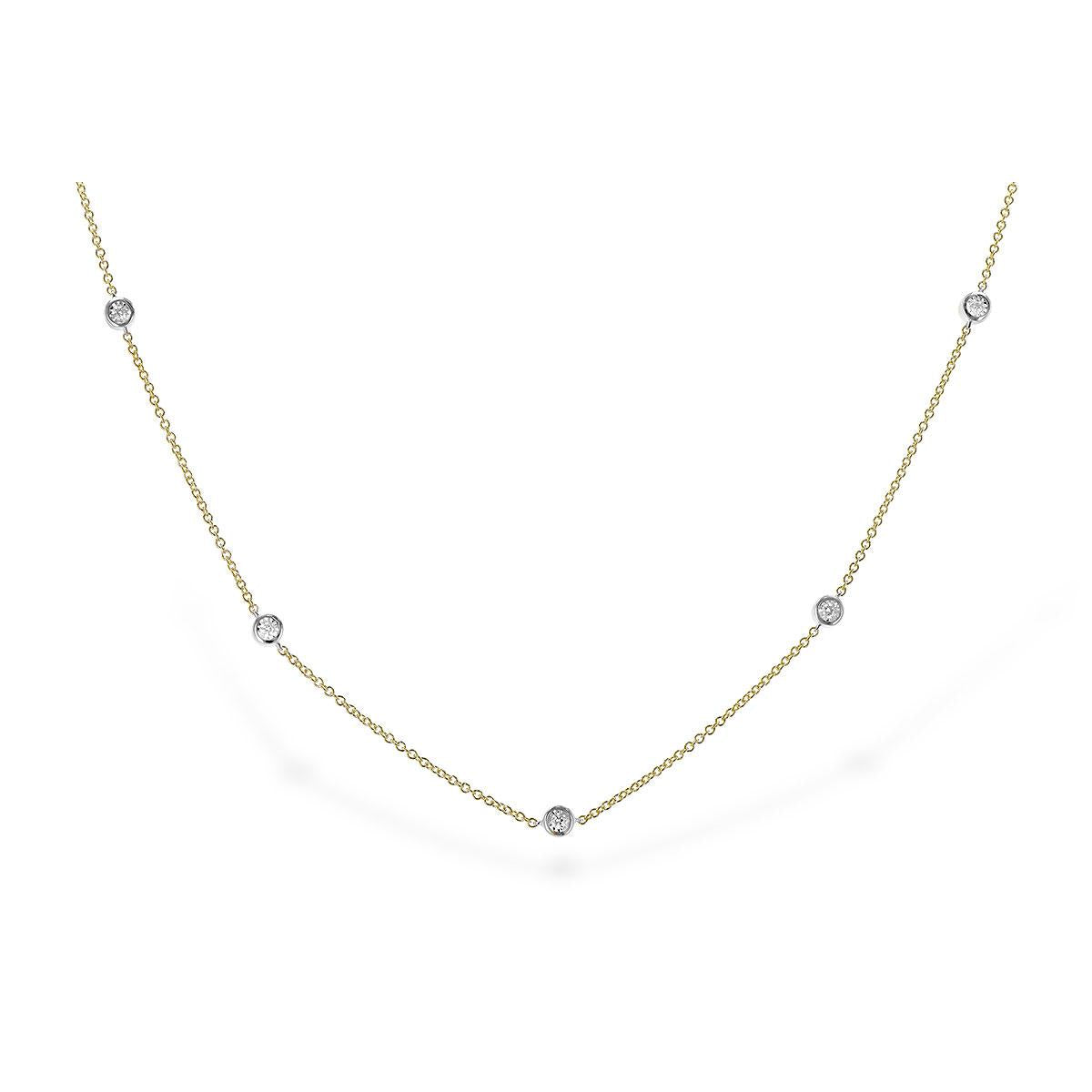 14KT Gold Diamond Necklace
