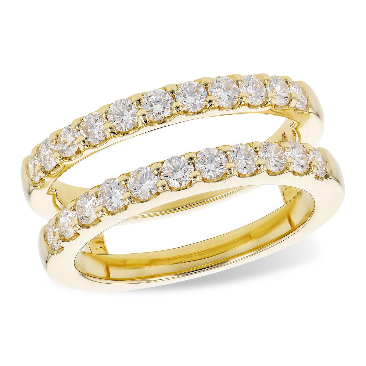 14KT Gold Ladies Diamond Wrap/Guard