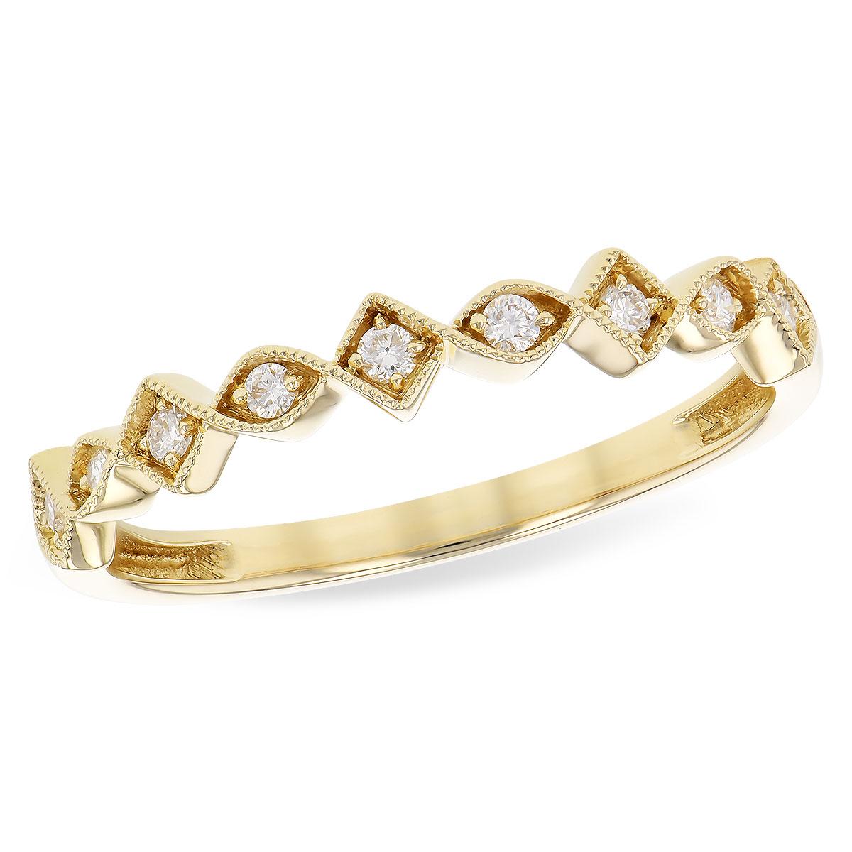 14KT Gold Ladies Diamond Wedding Ring