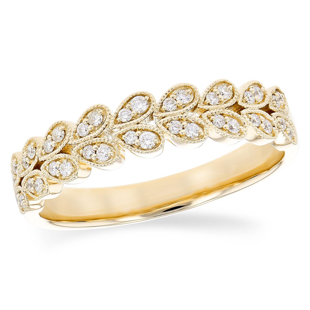 14KT Gold Ladies Diamond Wedding Ring