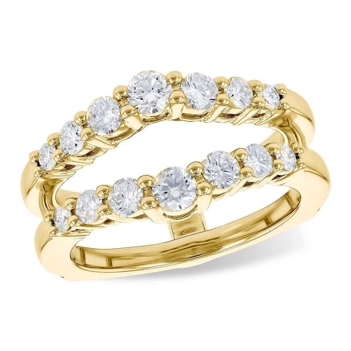 14KT Gold Ladies Diamond Wrap/Guard