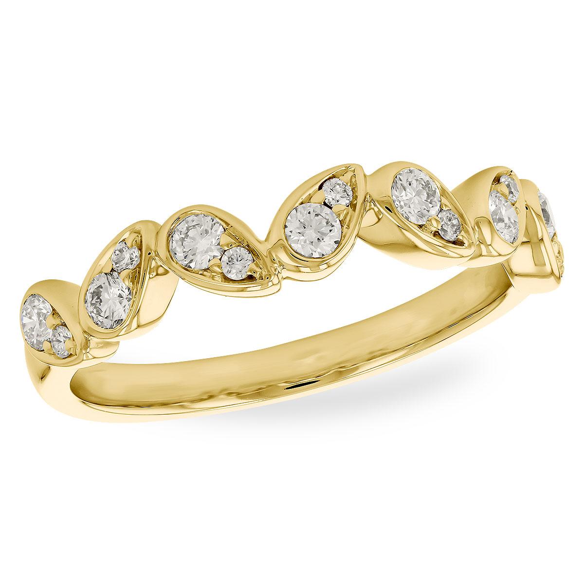 14KT Gold Ladies Diamond Wedding Ring