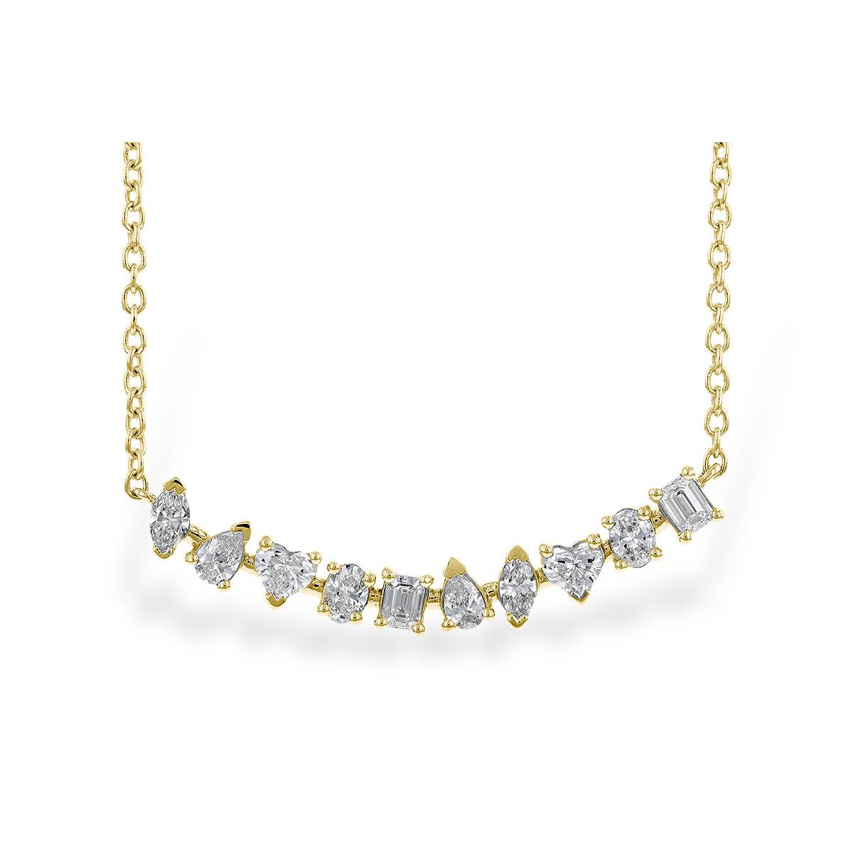 14KT Gold Diamond Necklace
