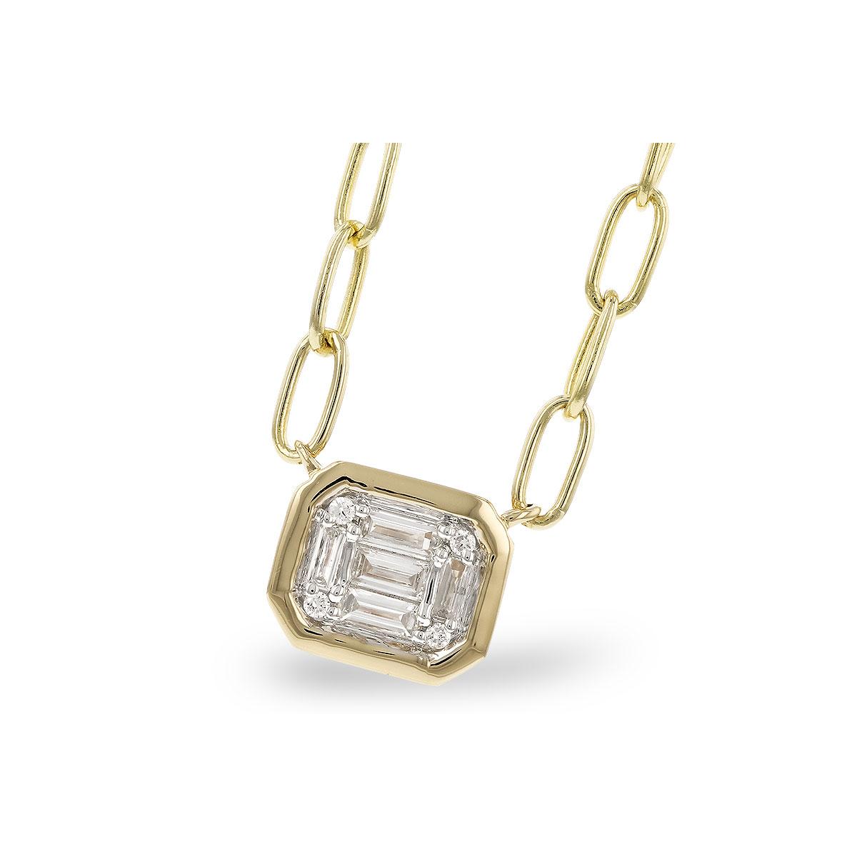 14KT Gold Diamond Necklace