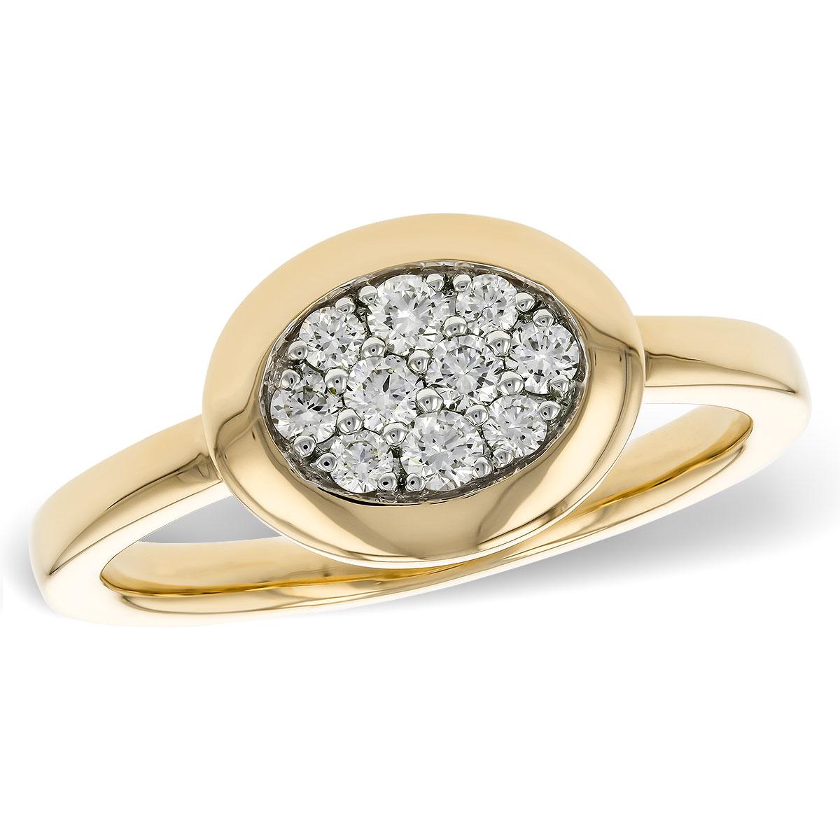 14KT Gold Ladies Diamond Ring
