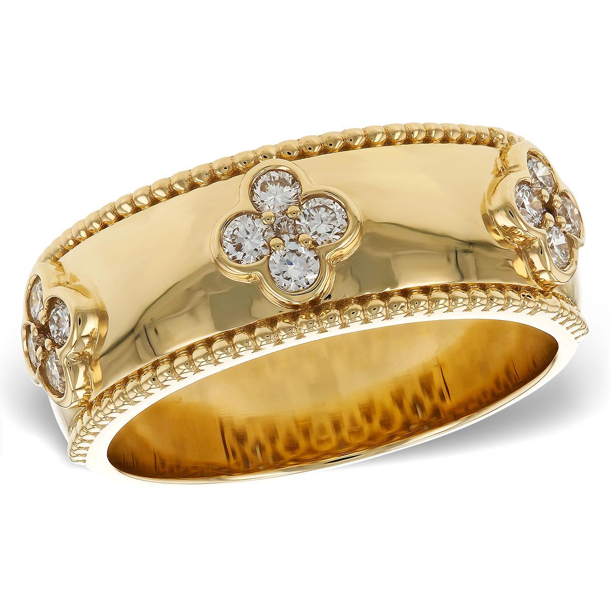 14KT Gold Ladies Diamond Wedding Ring