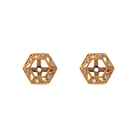 14KT Gold Diamond Earrings
