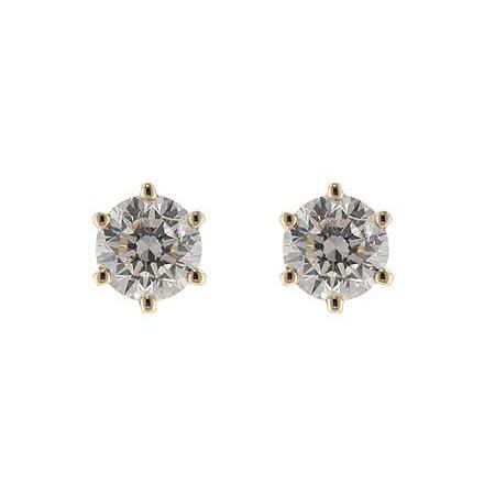 14KT Gold Diamond Earrings