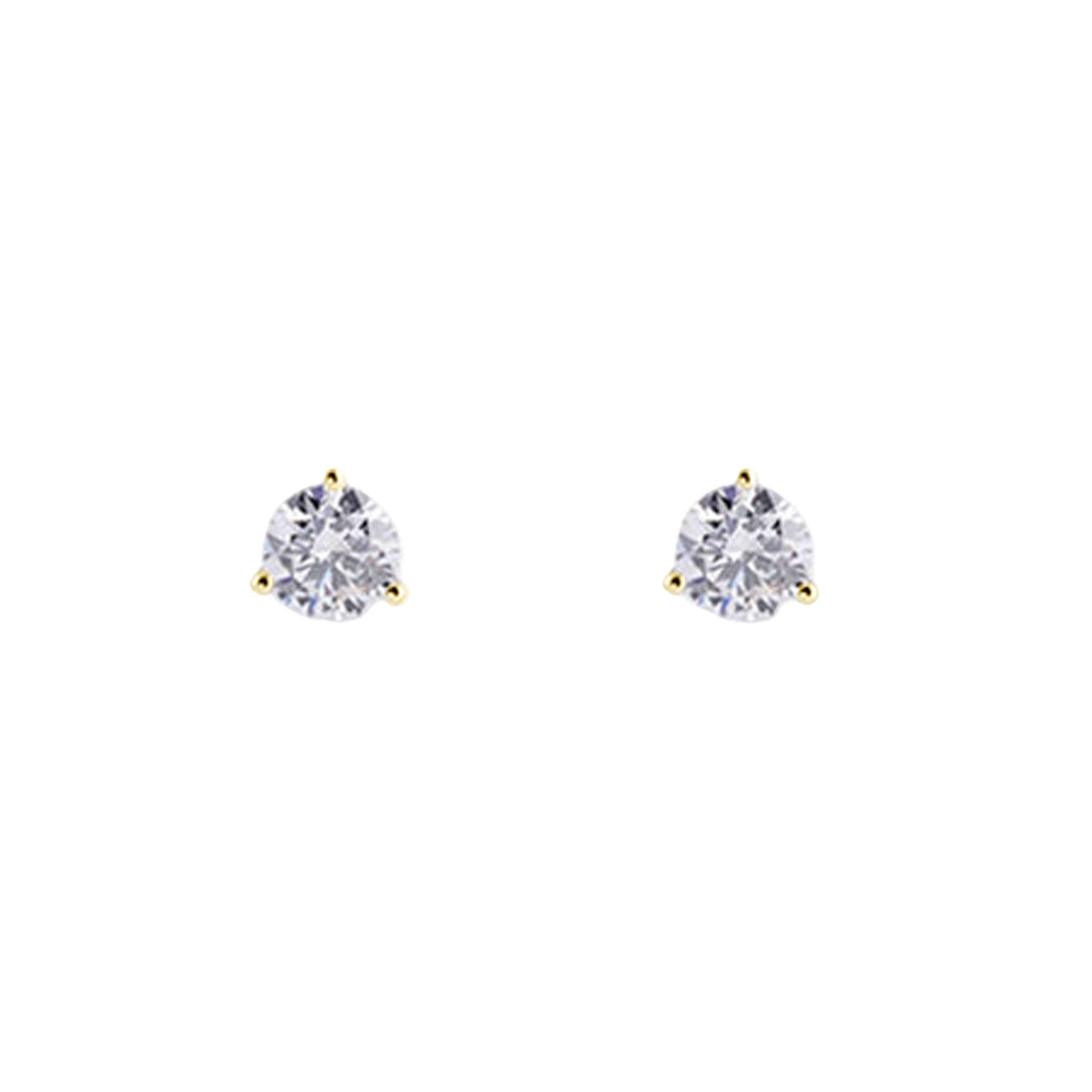 14KT Gold Diamond Earrings