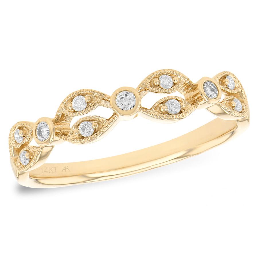 14KT Gold Ladies Diamond Wedding Ring