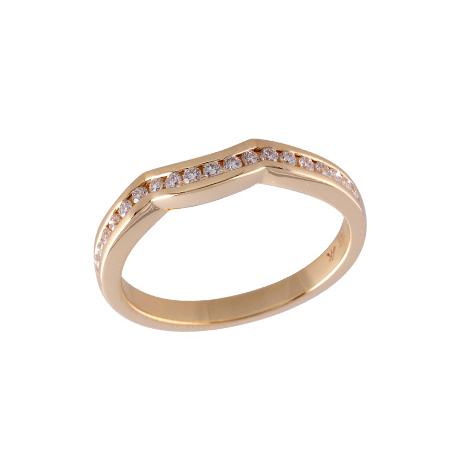 14KT Gold Ladies Diamond Wedding Ring