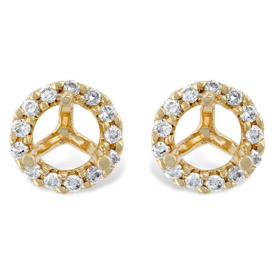 14KT Gold Diamond Earrings