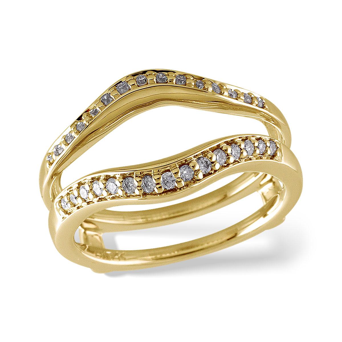 14KT Gold Ladies Diamond Wrap/Guard