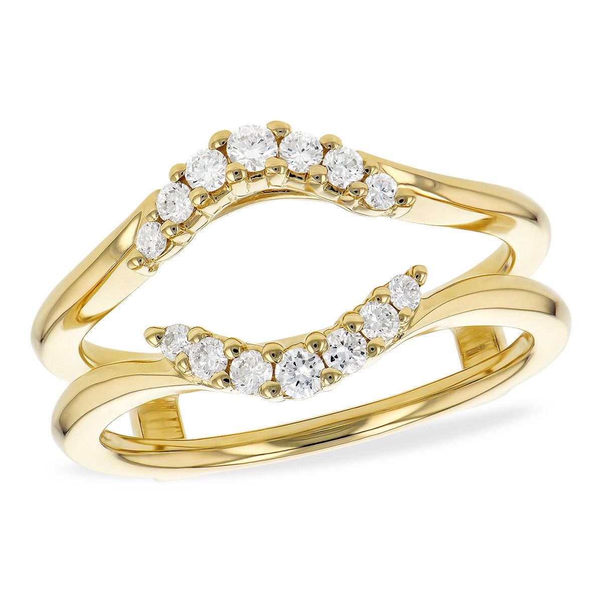 14KT Gold Ladies Diamond Wrap/Guard