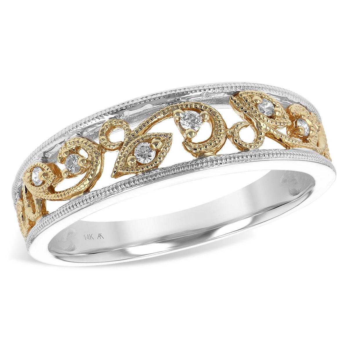 14KT Gold Ladies Diamond Wedding Ring