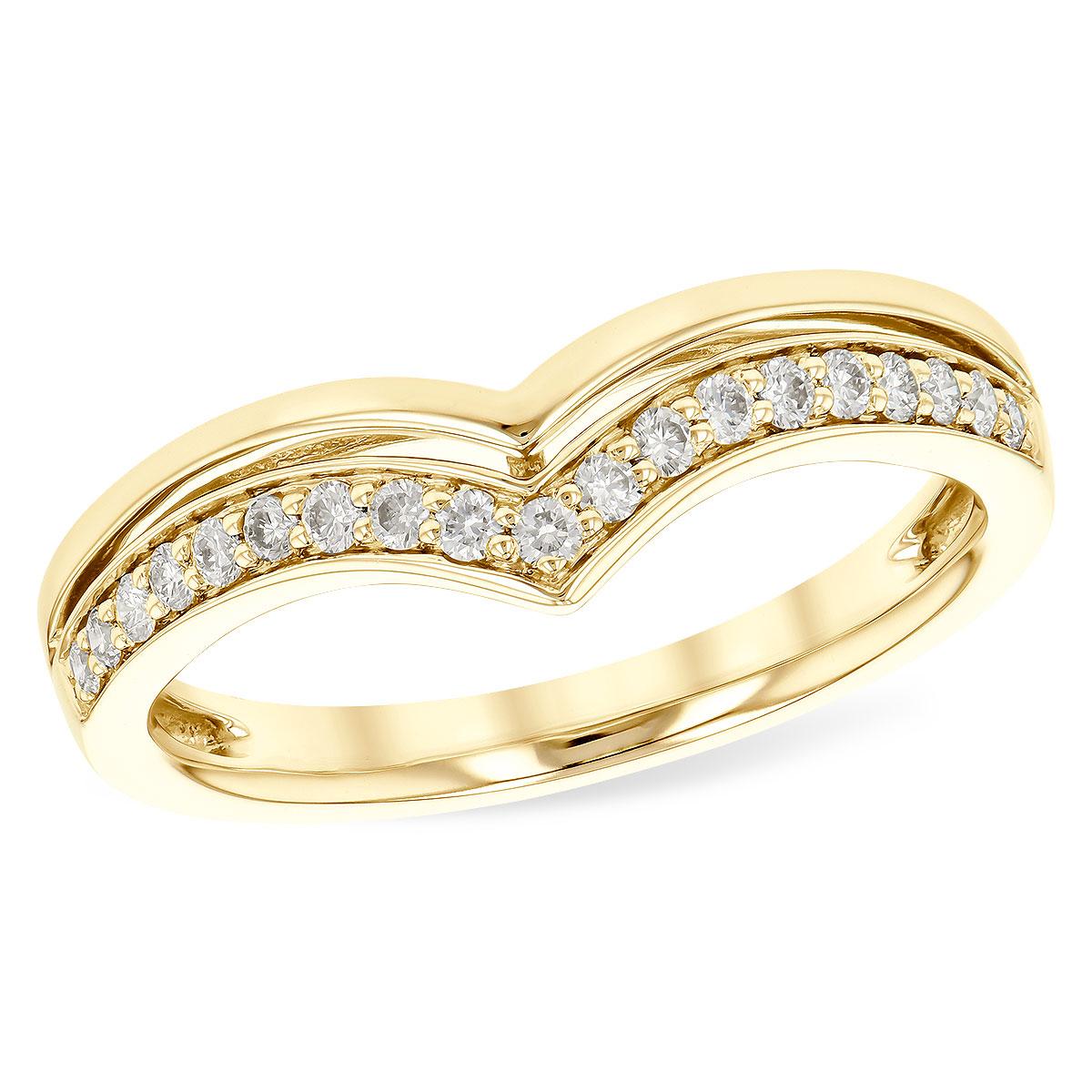 14KT Gold Ladies Diamond Wrap/Guard
