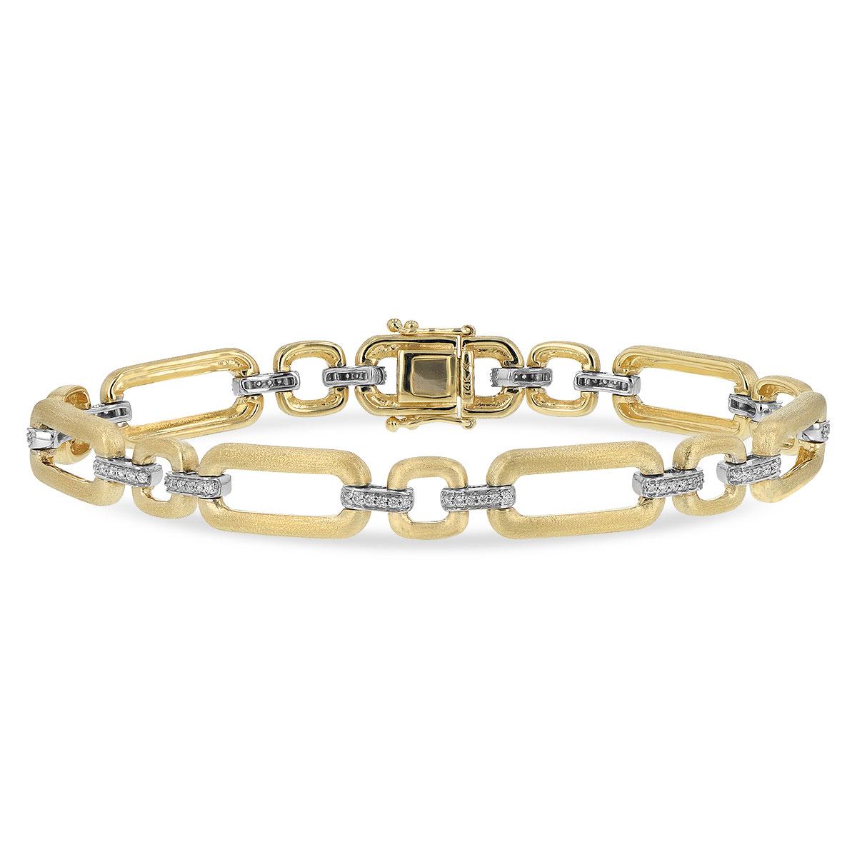 14KT Gold Diamond Bracelet