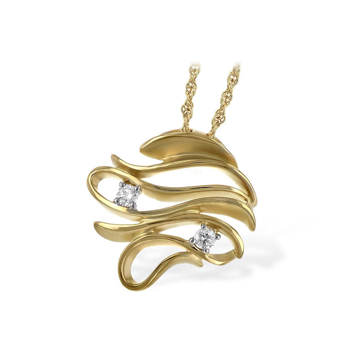 14KT Gold Diamond Necklace