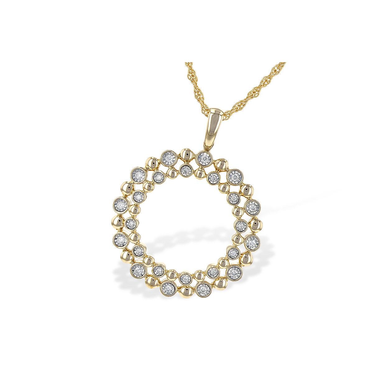 14KT Gold Diamond Necklace