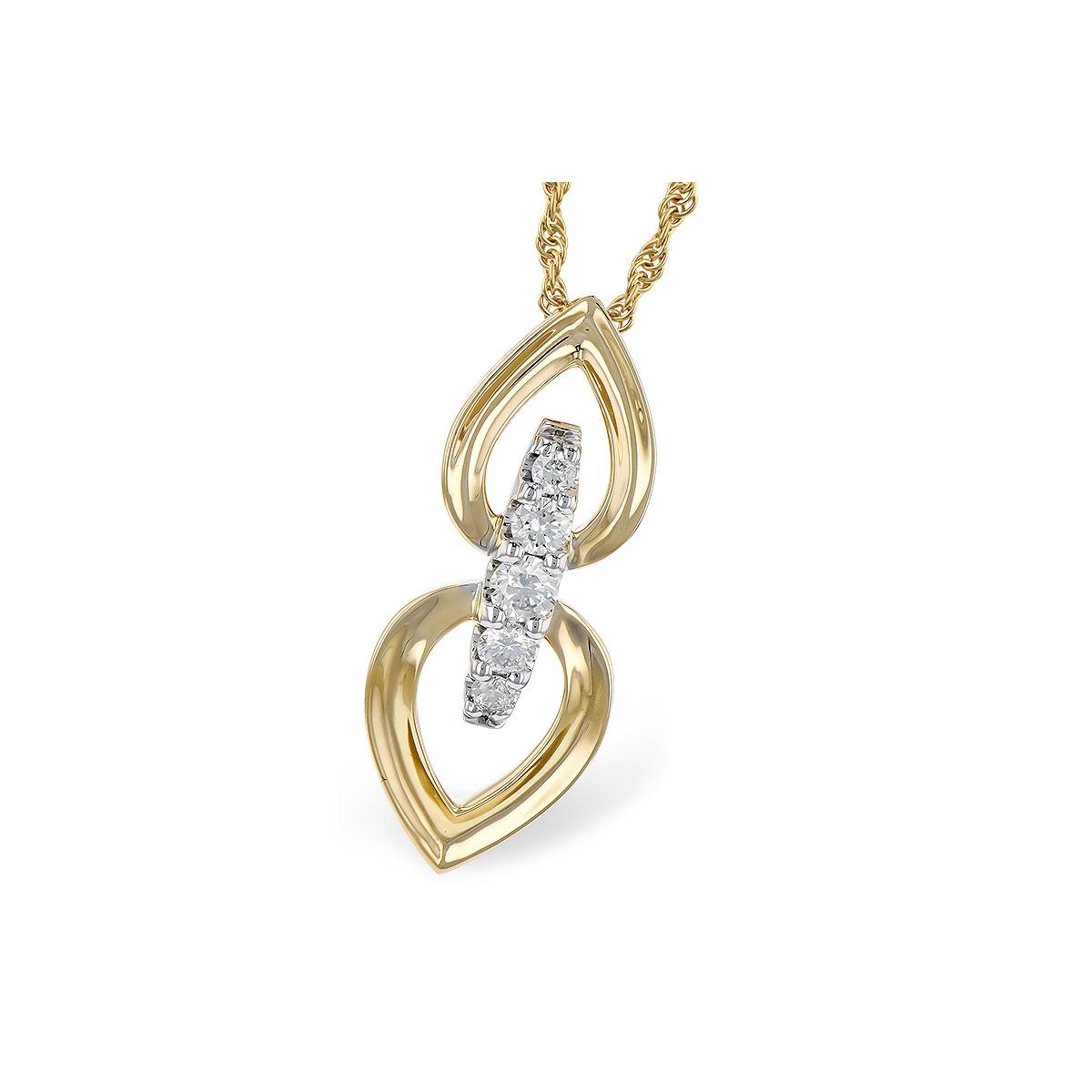 14KT Gold Diamond Necklace