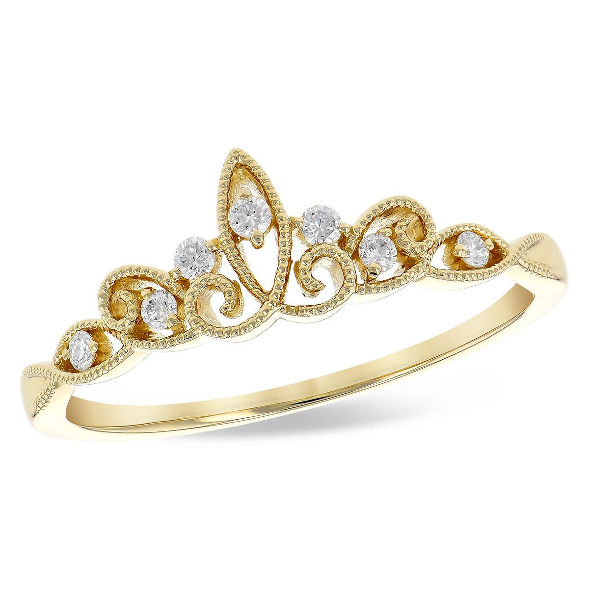 14KT Gold Ladies Diamond Wedding Ring