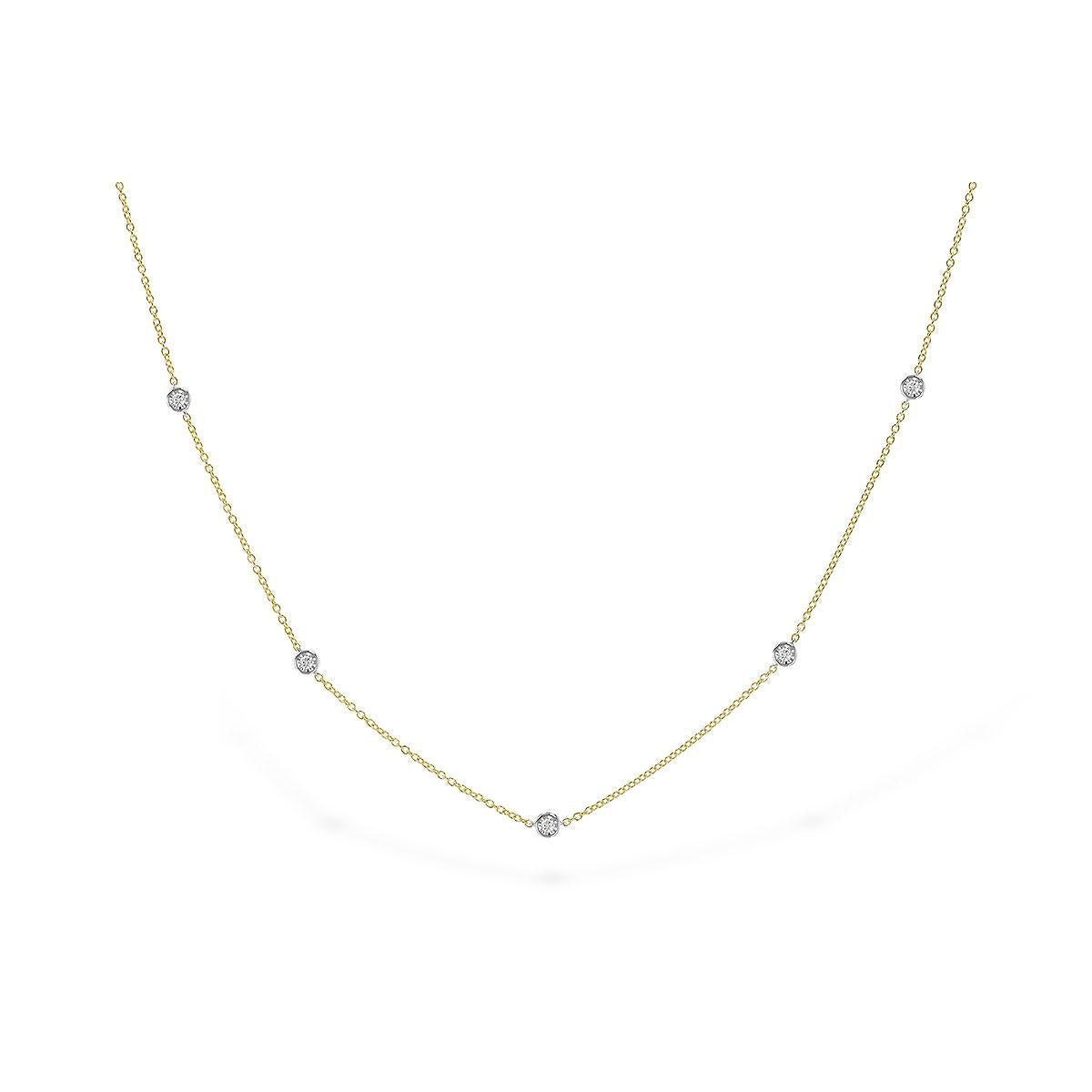 14KT Gold Diamond Necklace