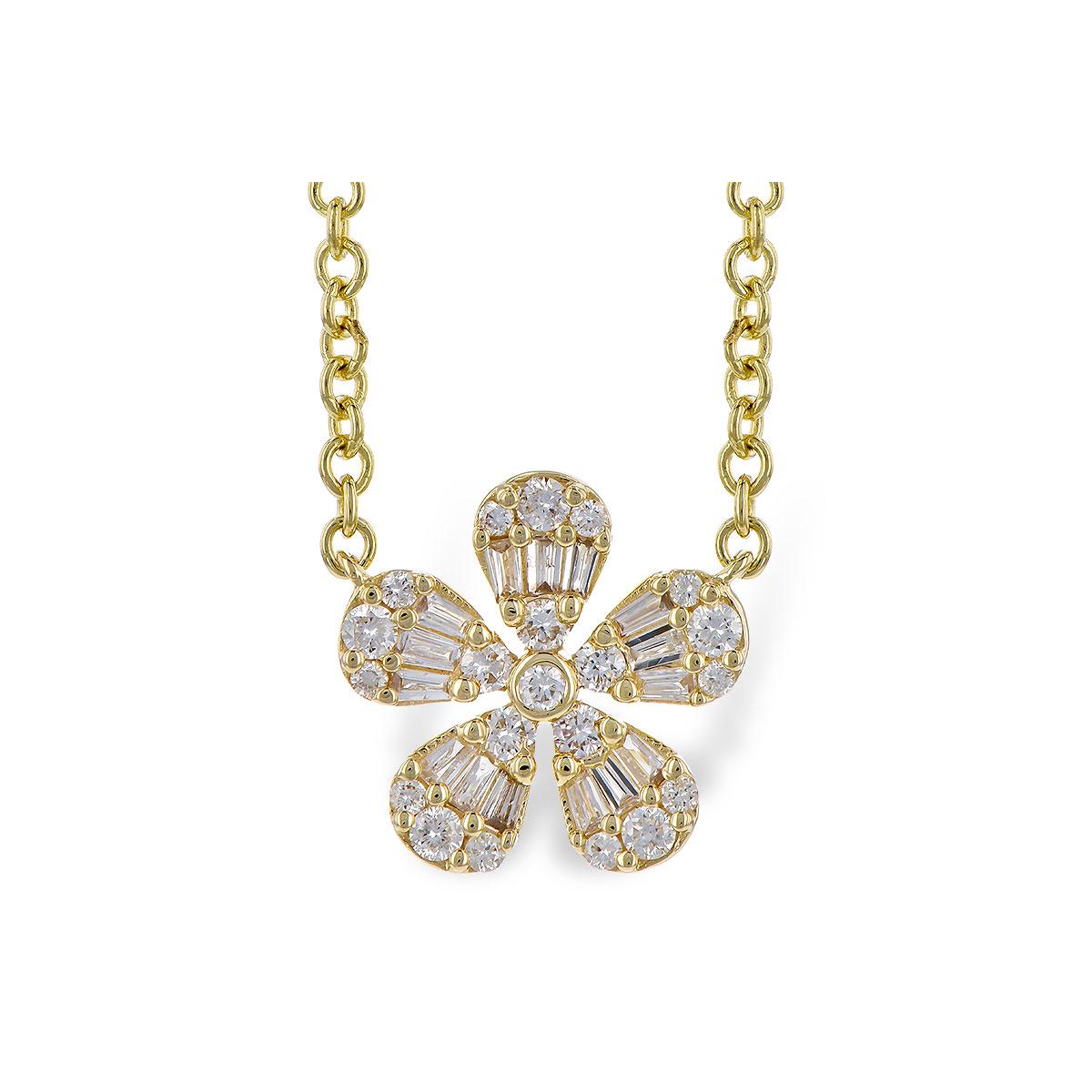 14KT Gold Diamond Necklace