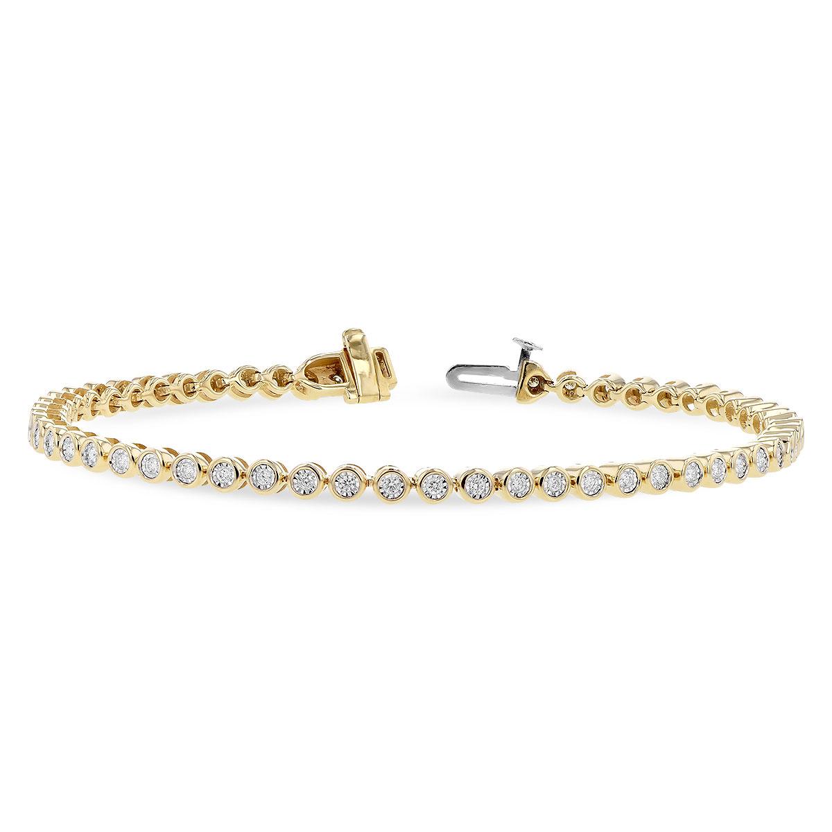 14KT Gold Diamond Bracelet
