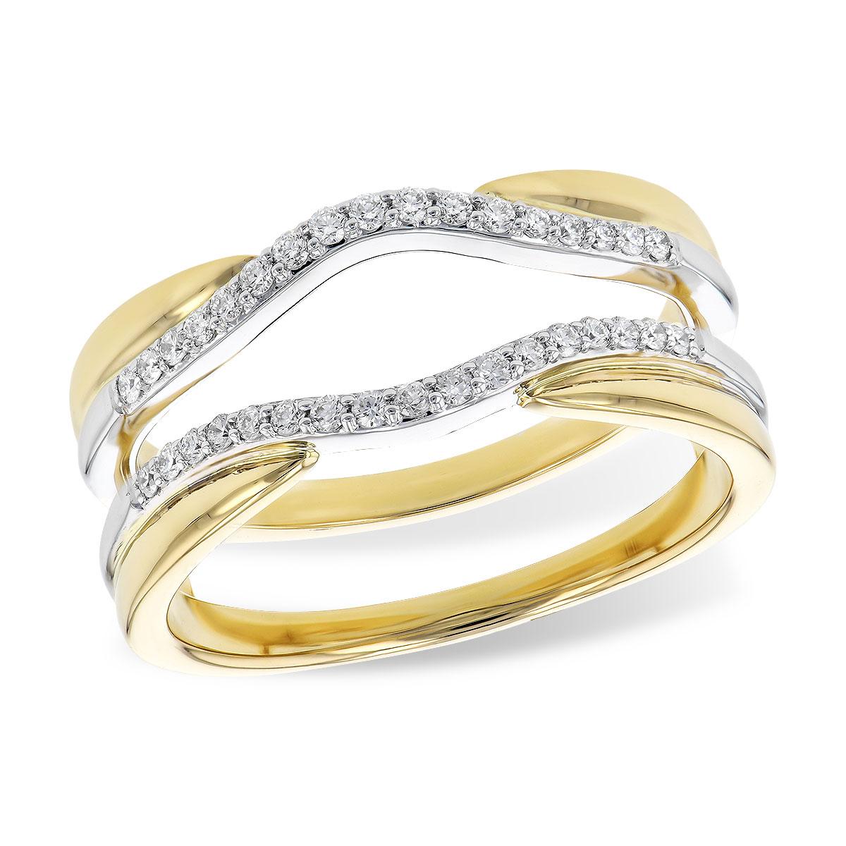 14KT Gold Ladies Diamond Wrap/Guard