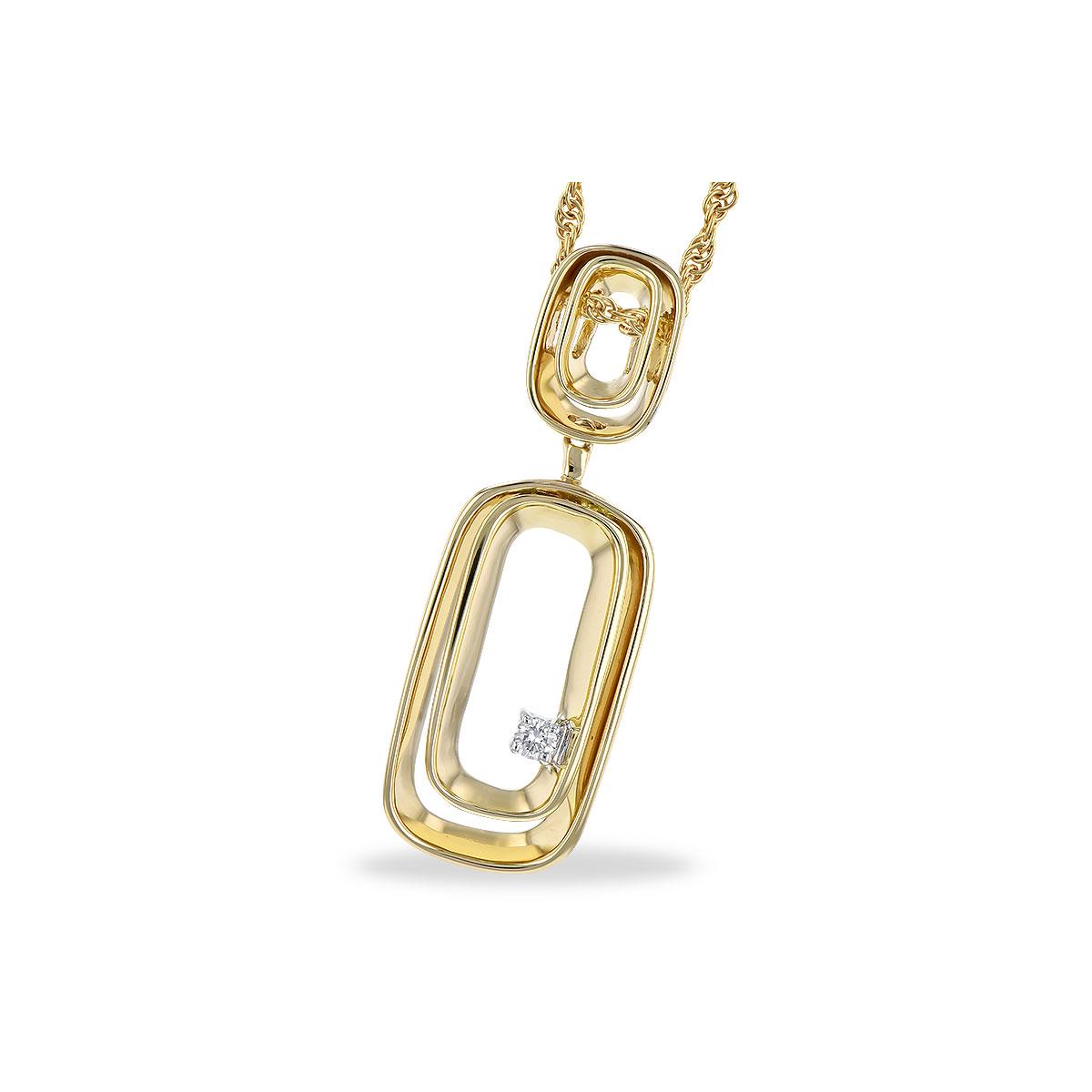14KT Gold Diamond Necklace