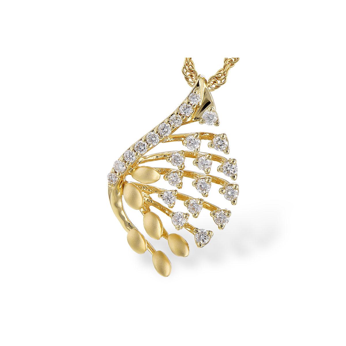 14KT Gold Diamond Necklace