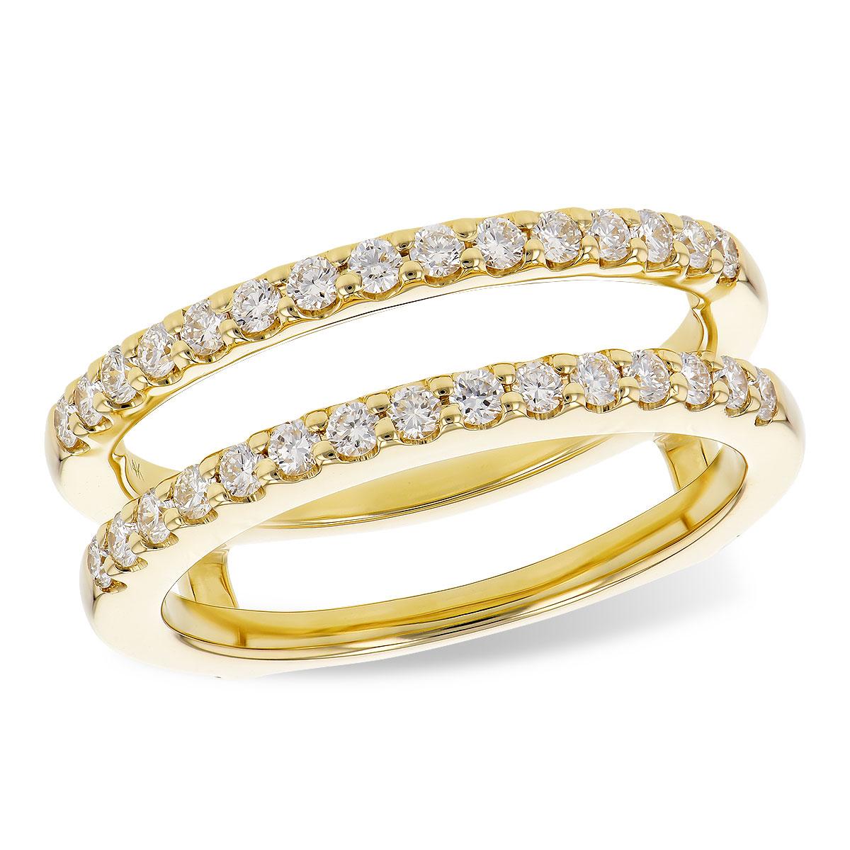 14KT Gold Ladies Diamond Wrap/Guard