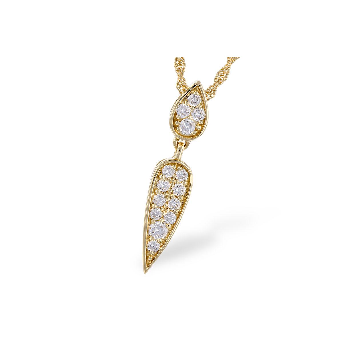 14KT Gold Diamond Necklace
