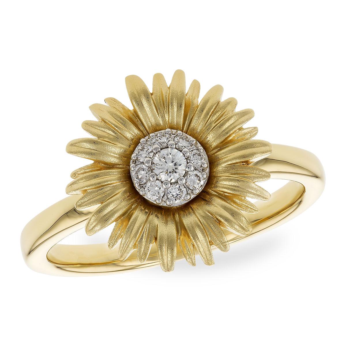 14KT Gold Ladies Diamond Ring