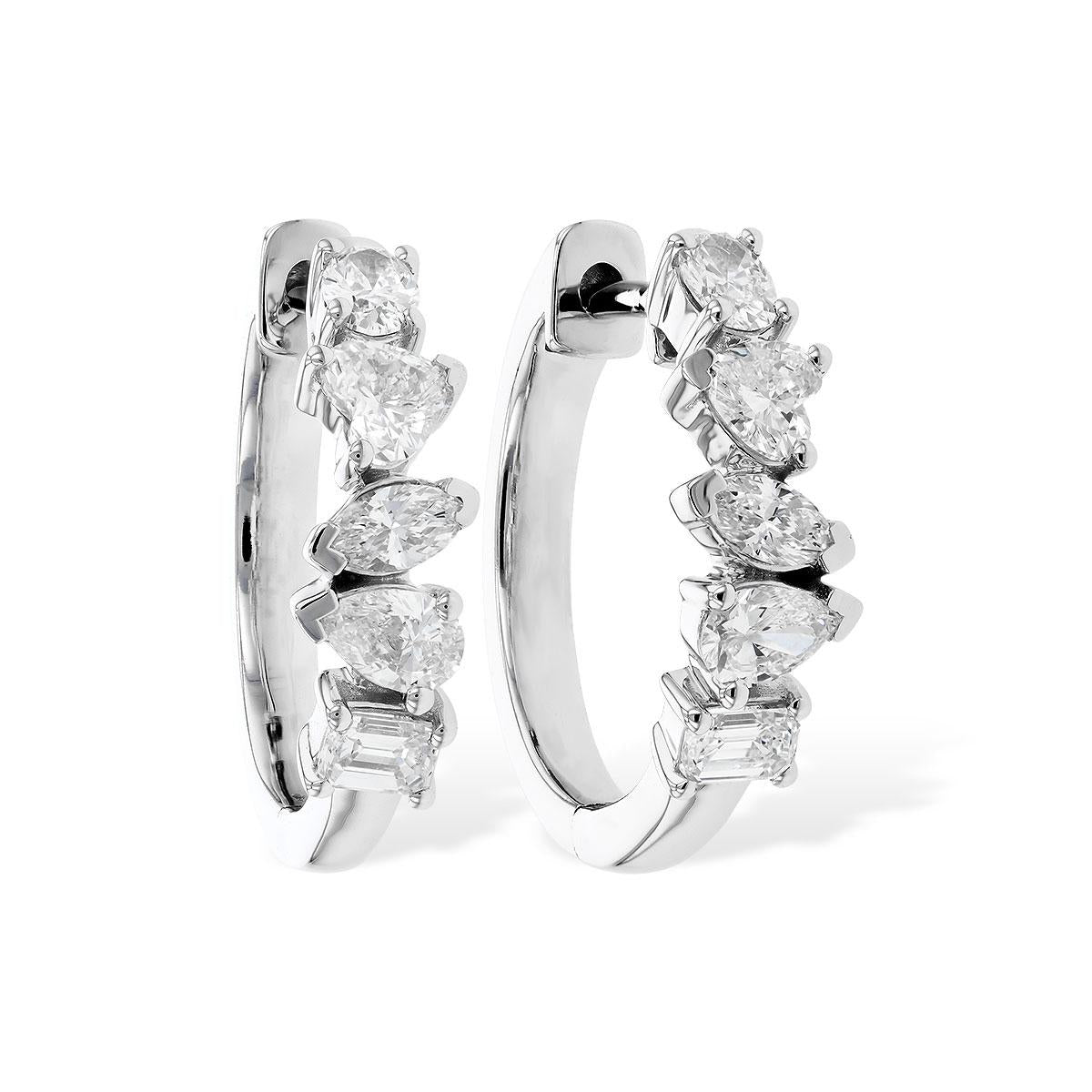 14KT Gold Diamond Earrings
