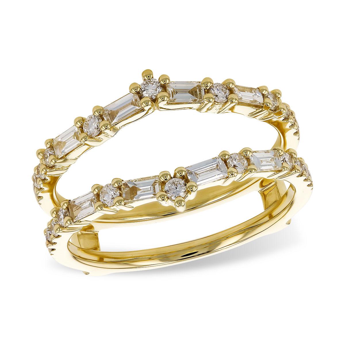 14KT Gold Ladies Diamond Wrap/Guard