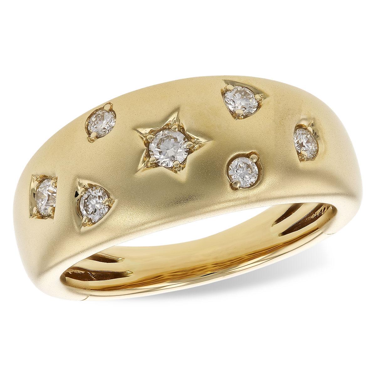 14KT Gold Ladies Diamond Wedding Ring
