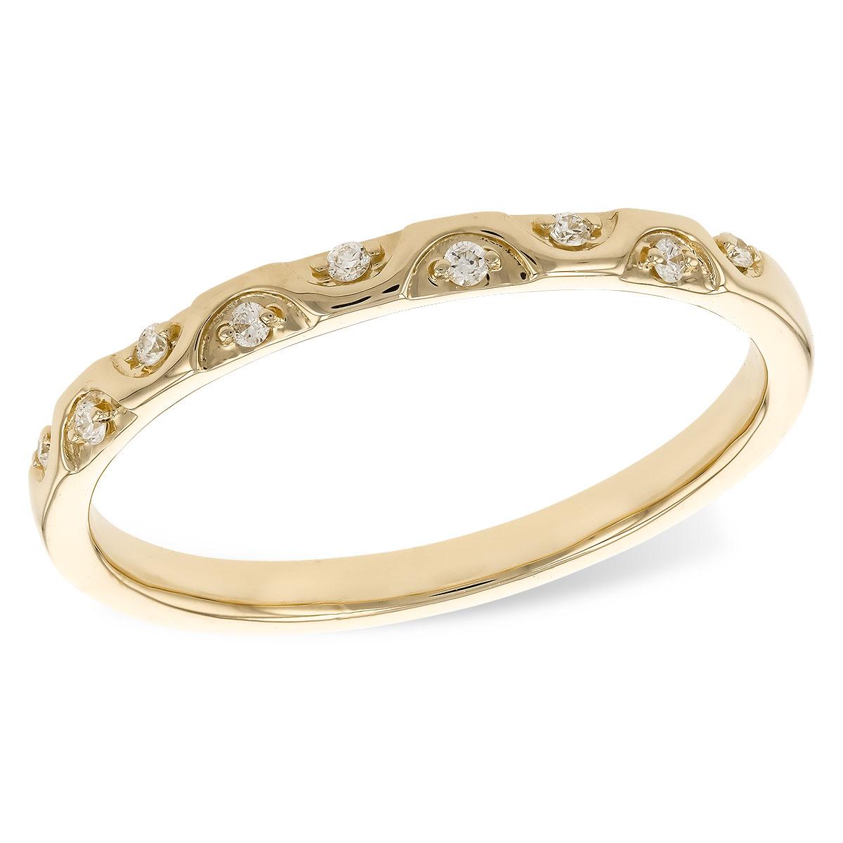 14KT Gold Ladies Diamond Wedding Ring