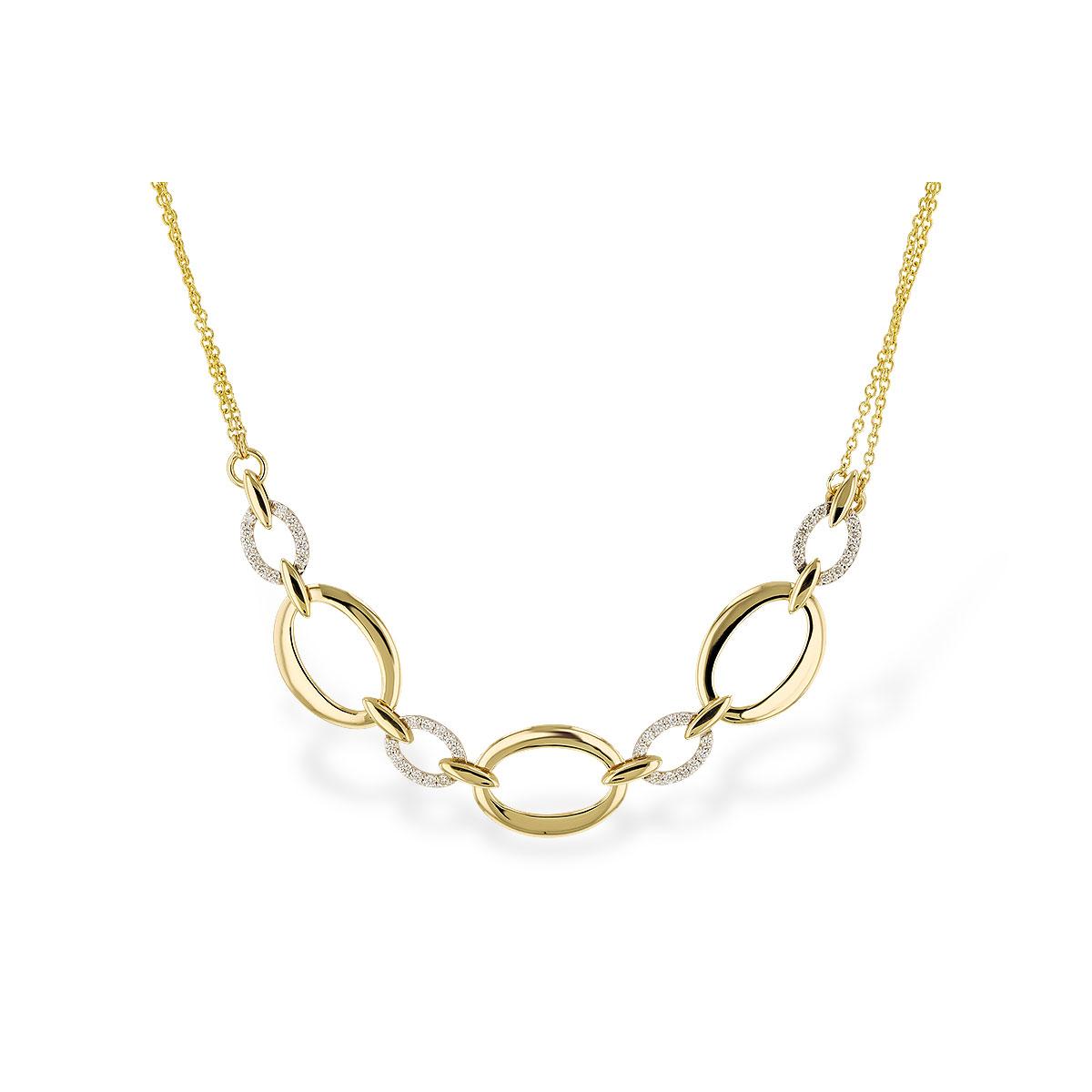14KT Gold Diamond Necklace
