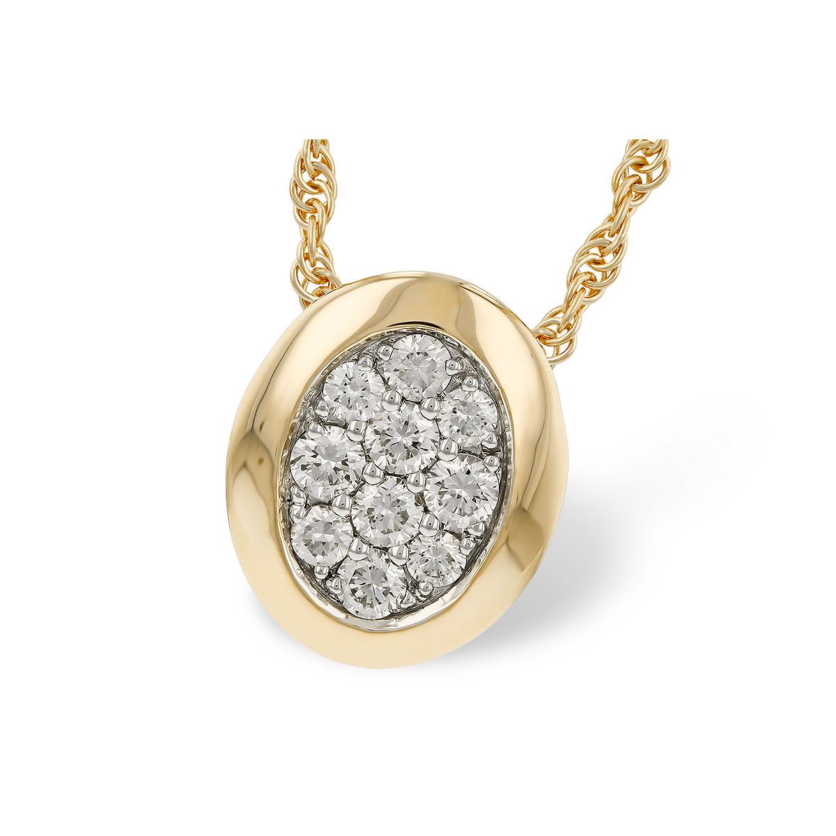 14KT Gold Diamond Necklace