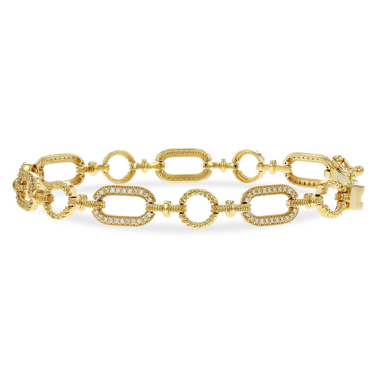 14KT Gold Diamond Bracelet