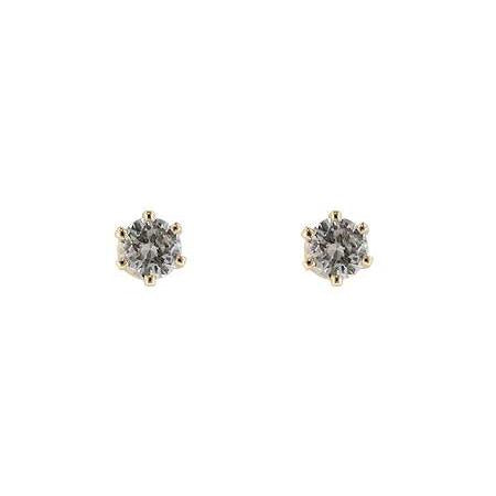 14KT Gold Diamond Earrings