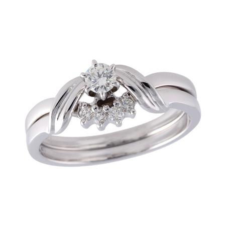 14KT Gold Two-Piece Diamond Wedding Set