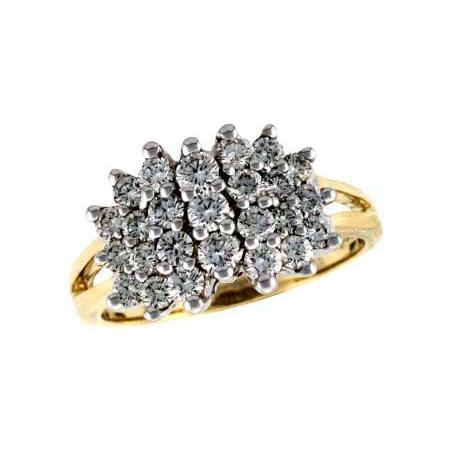 14KT Gold Ladies Diamond Wedding Ring