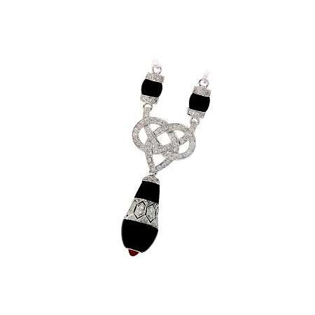 14KT Gold Ruby Necklace