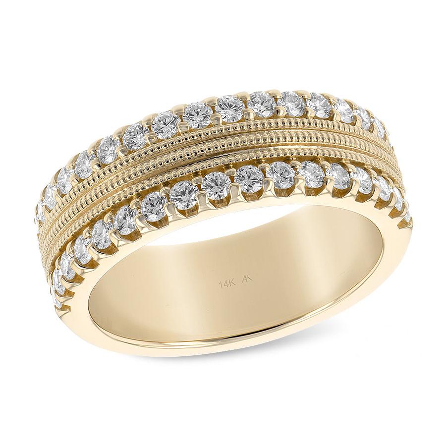 14KT Gold Ladies Diamond Wedding Ring