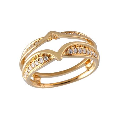 14KT Gold Ladies Diamond Wrap/Guard