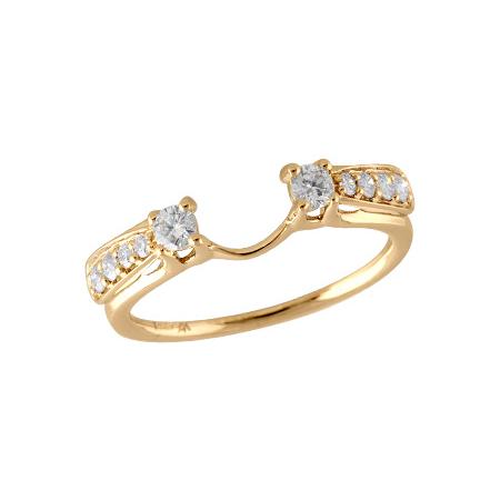 14KT Gold Ladies Diamond Wrap/Guard