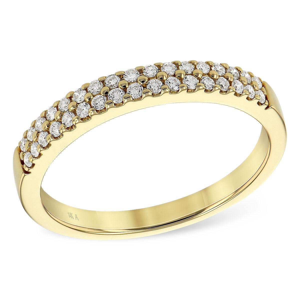 14KT Gold Ladies Diamond Wedding Ring